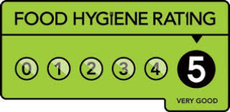 Food hygiene rating is 5/5 very good